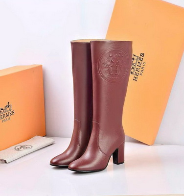 HERMES Knee-high boots Women--011